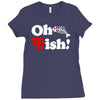 oh fish Ladies Fitted T-Shirt