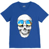 skull holiday V-Neck Tee