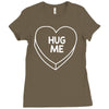 hug me Ladies Fitted T-Shirt
