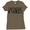 namastay in bed Ladies Fitted T-Shirt