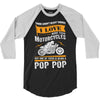 Motorcycles Pop Pop 3/4 Sleeve Shirt