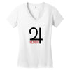 moment red Women's V-Neck T-Shirt