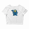 mitesized skeleboy Crop Top