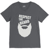 respect the beard (2) V-Neck Tee