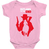 outlaws to the end Baby Bodysuit