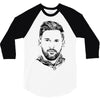 lionel messi 2 3/4 Sleeve Shirt