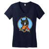 lone wolf Women's V-Neck T-Shirt