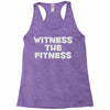 witness the fitness Racerback Tank