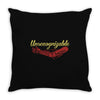 unrecognozable Throw Pillow