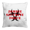 Zombie Security Force Throw Pillow