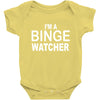binge watcher Baby Bodysuit