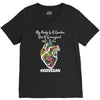 my body is a garden, not a graveyard black V-Neck Tee