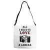 All i Need is Love A Camera Adjustable Strap Totes