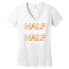 half man half badger Women's V-Neck T-Shirt