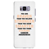 Braver Stronger Smarter Uterine Cancer Awareness Samsung Galaxy S8 Plus