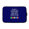 im not a guitar hero i was just doing my job Laptop sleeve