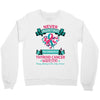 Thyroid Cancer Warrior Crewneck Sweatshirt