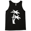 palm tree sticker vinyl decal tropical island beach ocean wall car win Tank Top