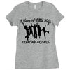 I Have a Little Help From My Friends Ladies Fitted T-Shirt