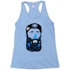 pirate beard Racerback Tank