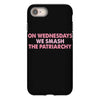 on wednesdays we smash the patriarchy iPhone 8 Case