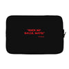 Suck my balls mate! (Magnussen) Laptop sleeve