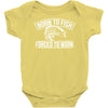 born to fish Baby Onesie