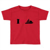 i love jet ski racing Toddler T-shirt