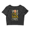 you only punch once Crop Top