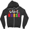 School Nurse Zipper Hoodie