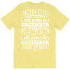 Real Kings Are Born On December 27 T-Shirt
