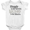 muggle in the streets, wizard in the sheets Baby Onesie