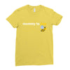 Mommy to Bee Baby Boy Ladies Fitted T-Shirt