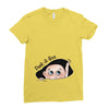 Peek a Boo Ladies Fitted T-Shirt