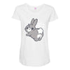 soft ass Maternity Scoop Neck T-shirt