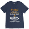 Virgo Hated By Many Wanted By Plenty Disliked By Some Confronted By No V-Neck Tee