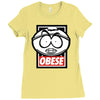 obese (collab with jay hai) Ladies Fitted T-Shirt