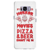 horror movies, pizza and beer Samsung Galaxy S8 Plus