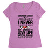 carcinoid cancer is a journey i never planed or asked for but i choose Women's Triblend Scoop T-shirt