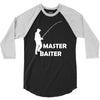 aster baiter mens rude fishing 3/4 Sleeve Shirt