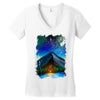 Under The Stars Women's V-Neck T-Shirt