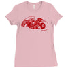 akira inspired bike motorbike Ladies Fitted T-Shirt
