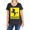 unicorn Ladies Curvy T-Shirt