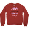 cool grandma saurus Crewneck Sweatshirt