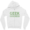 geek goddess kelly green Zipper Hoodie