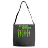 dj volume,funny Adjustable Strap Totes