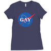 Nasa Gay Pride Ladies Fitted T-Shirt