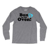 Bun in the Oven with Heart Baby Boy Long Sleeve Shirts