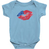 4th of July Lip Baby Bodysuit