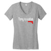 tony is alive sopranos Women's V-Neck T-Shirt